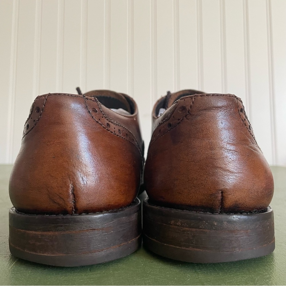 To Boot New York Adam Derrick Wingtip Brogues in Deep Cognac Leather *Italy* - Picture 7 of 8